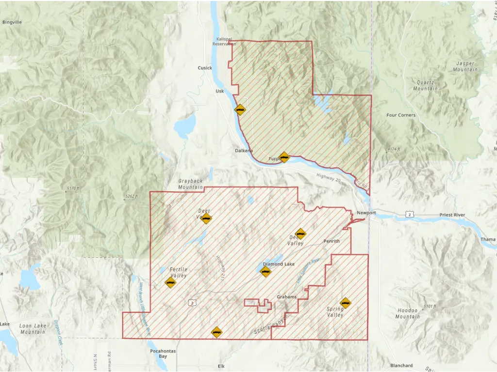 SPOFR District Map with Stations