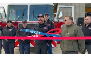 Newport Station 11 Grand Re-opening Ribbon Cutting Ceremony